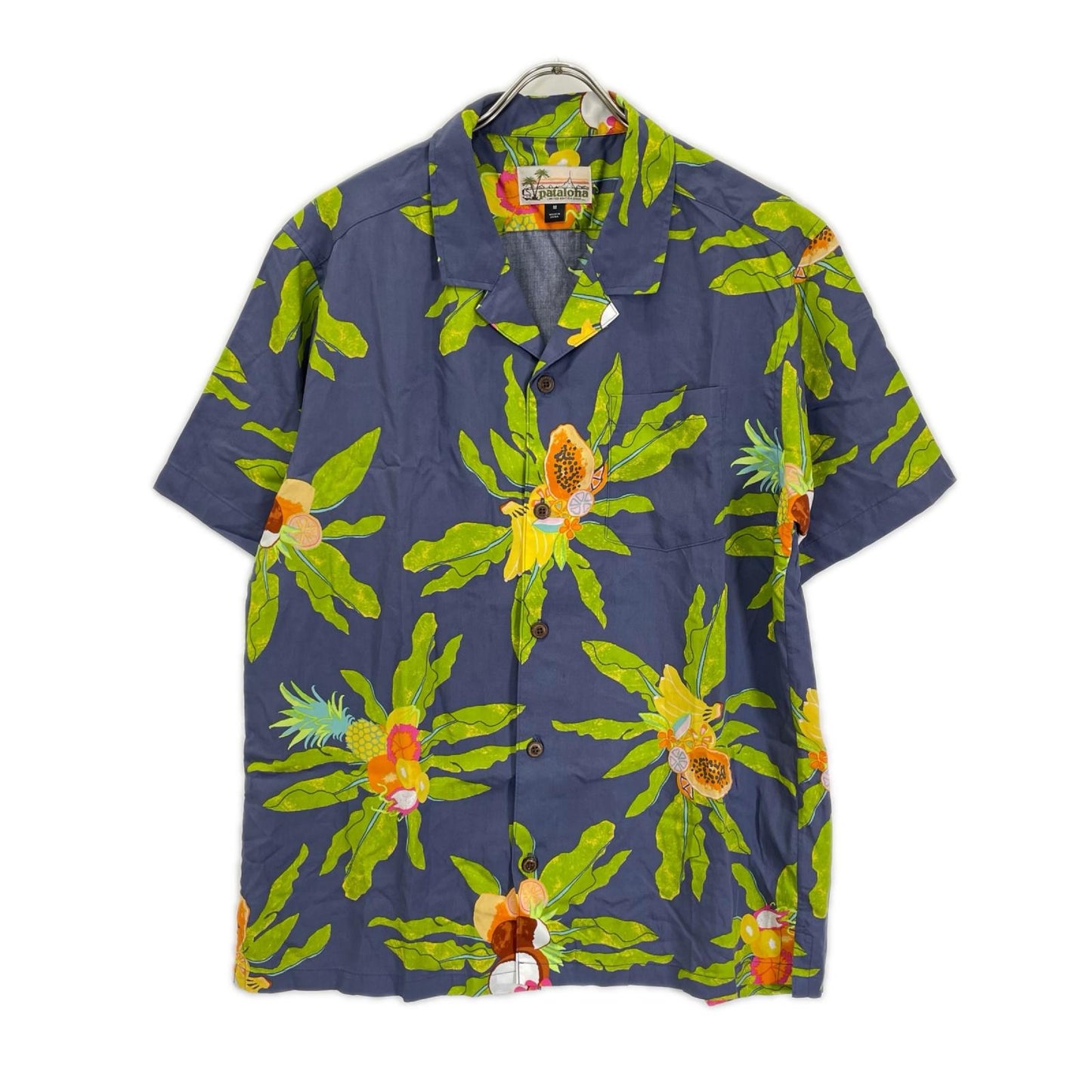 pataloha パタロハ 52551 白タグ ブラックバナナ アロハシャツ トップス
