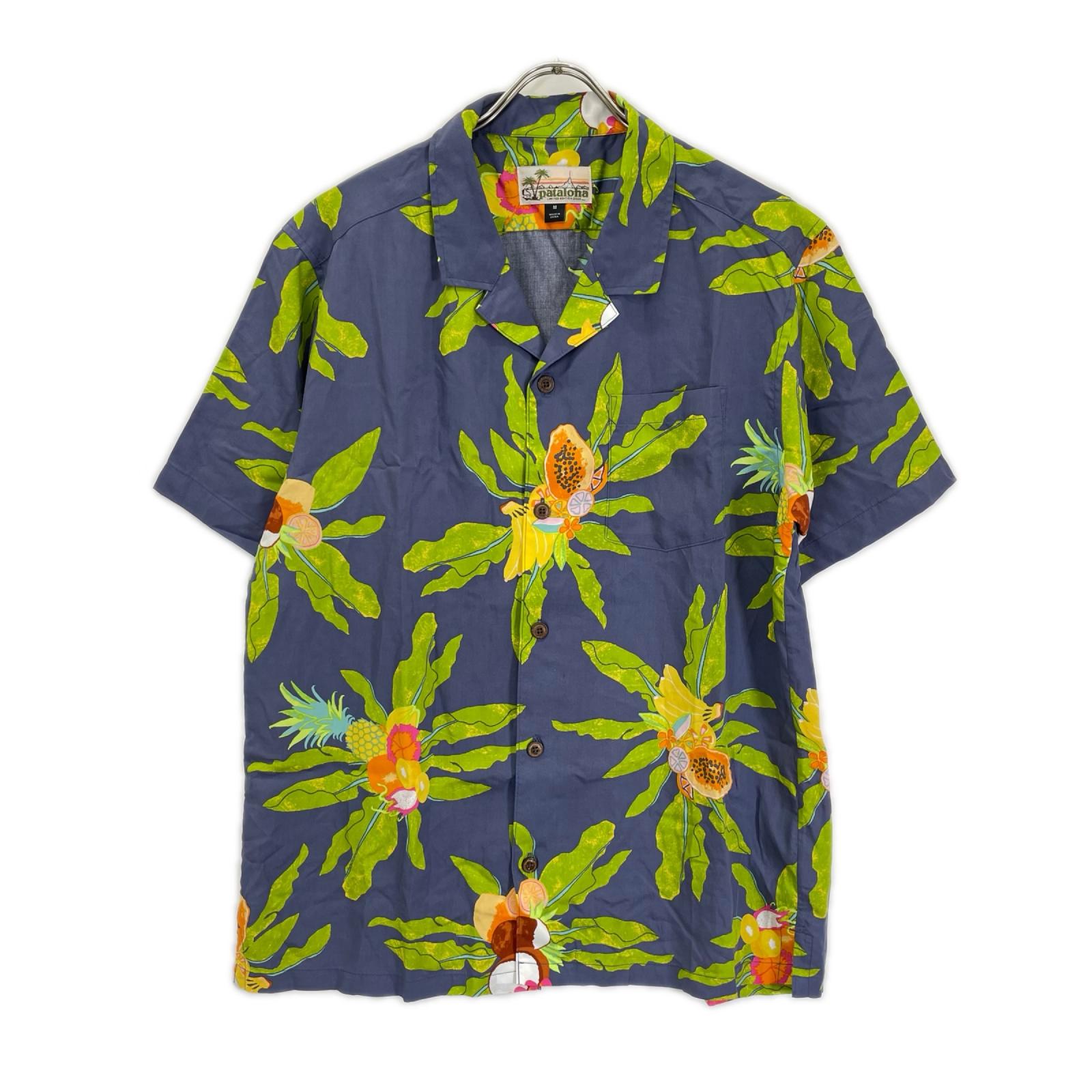 pataloha パタロハ 52551 白タグ ブラックバナナ アロハシャツ トップス