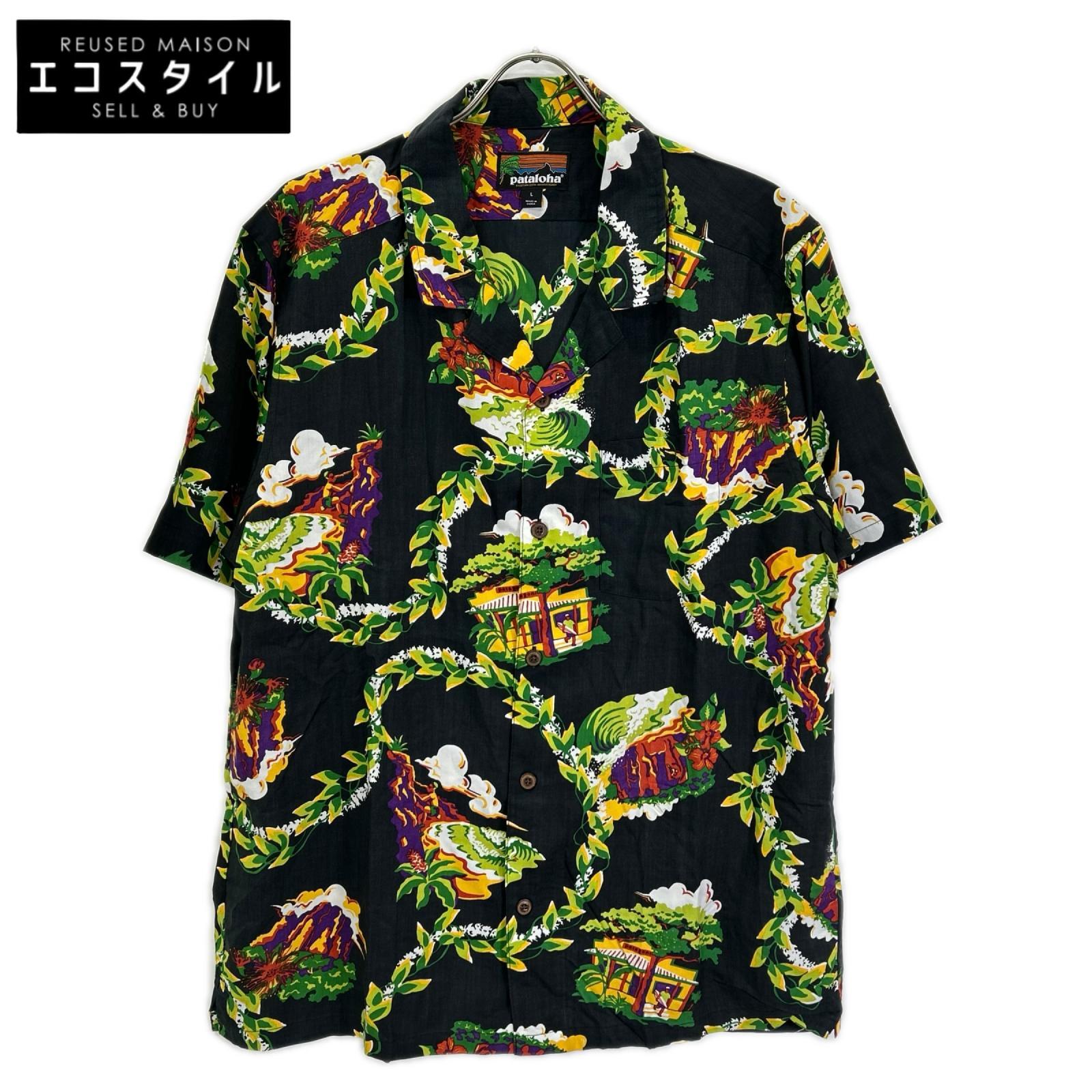 pataloha パタロハ 52580 黒タグ ハレイワストア25周年モデル アロハシャツ トップス