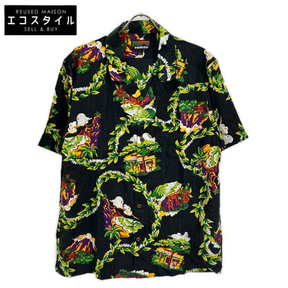pataloha パタロハ 52580 黒タグ ハレイワストア25周年モデル アロハシャツ トップス