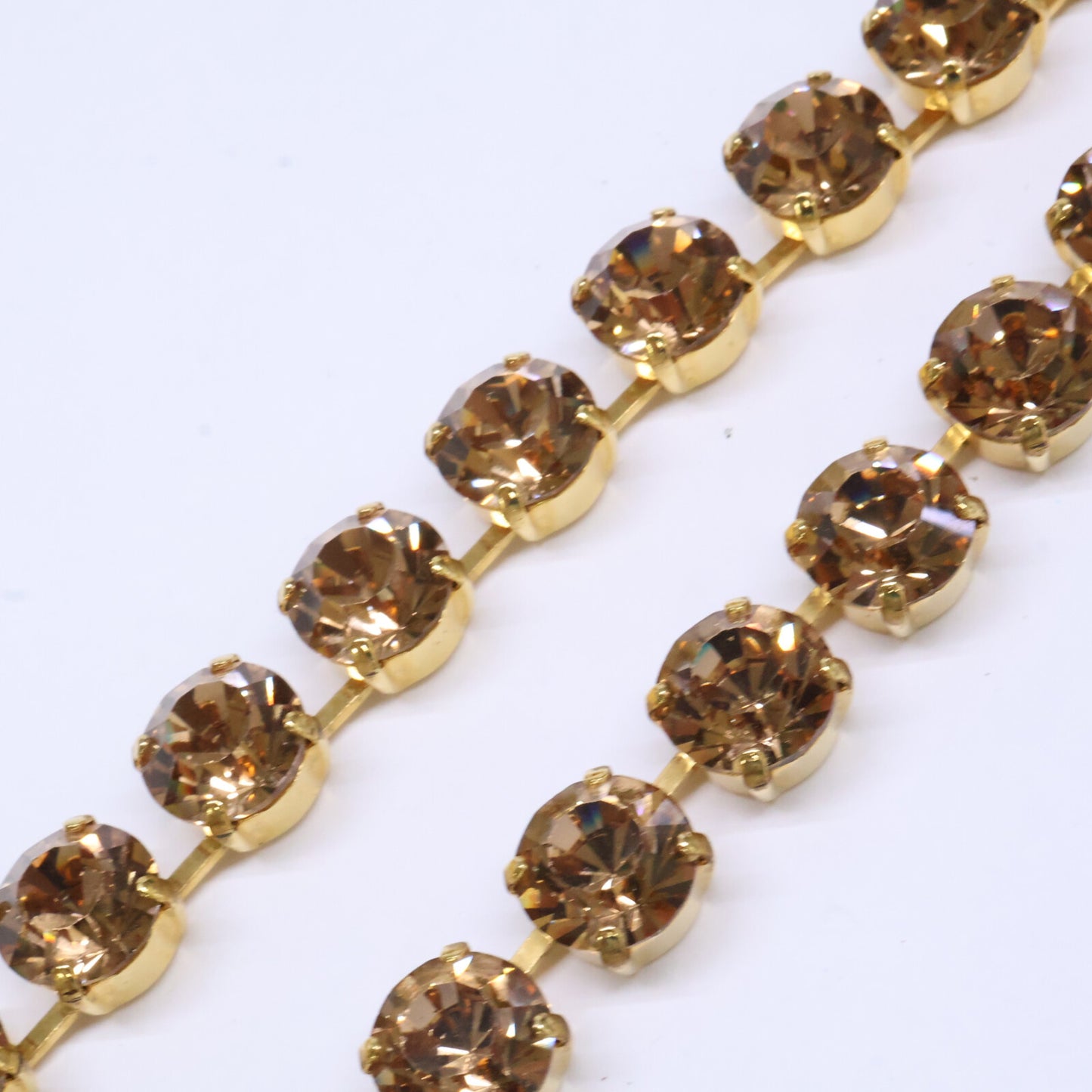 SWAROVSKI スワロフスキー リヴィエール ブラウンクリスタル ネックレス