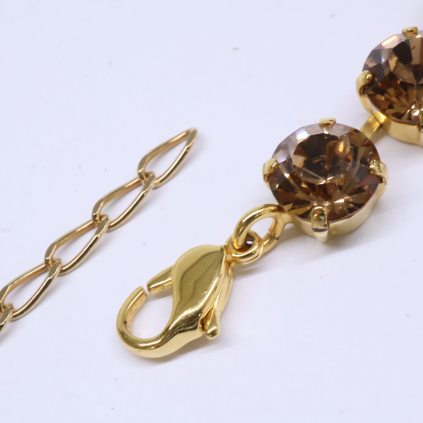 SWAROVSKI スワロフスキー リヴィエール ブラウンクリスタル ネックレス