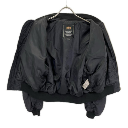 ALPHA INDUSTRIES アルファインダストリーズ TA7036-101 ブラック MA-1 フライトジャケット ジャケット