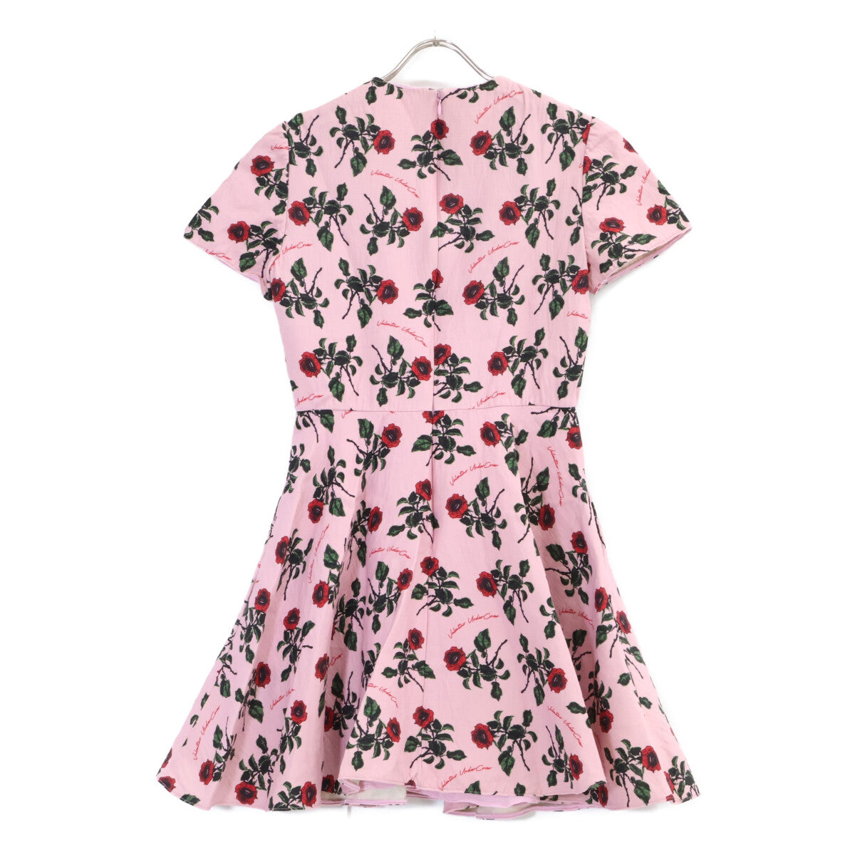 VALENTINO ヴァレンティノ SB0VAPG04YJ 19年 アンダーカバー ピンク ローズ 薔薇 キャンディ ミニドレスワンピース ワンピース