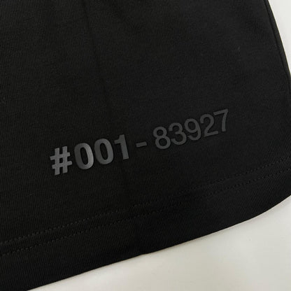 MONCLER モンクレール 22年 ブラック ラバーロゴ T-SHIRT MANICA CORTA トップス