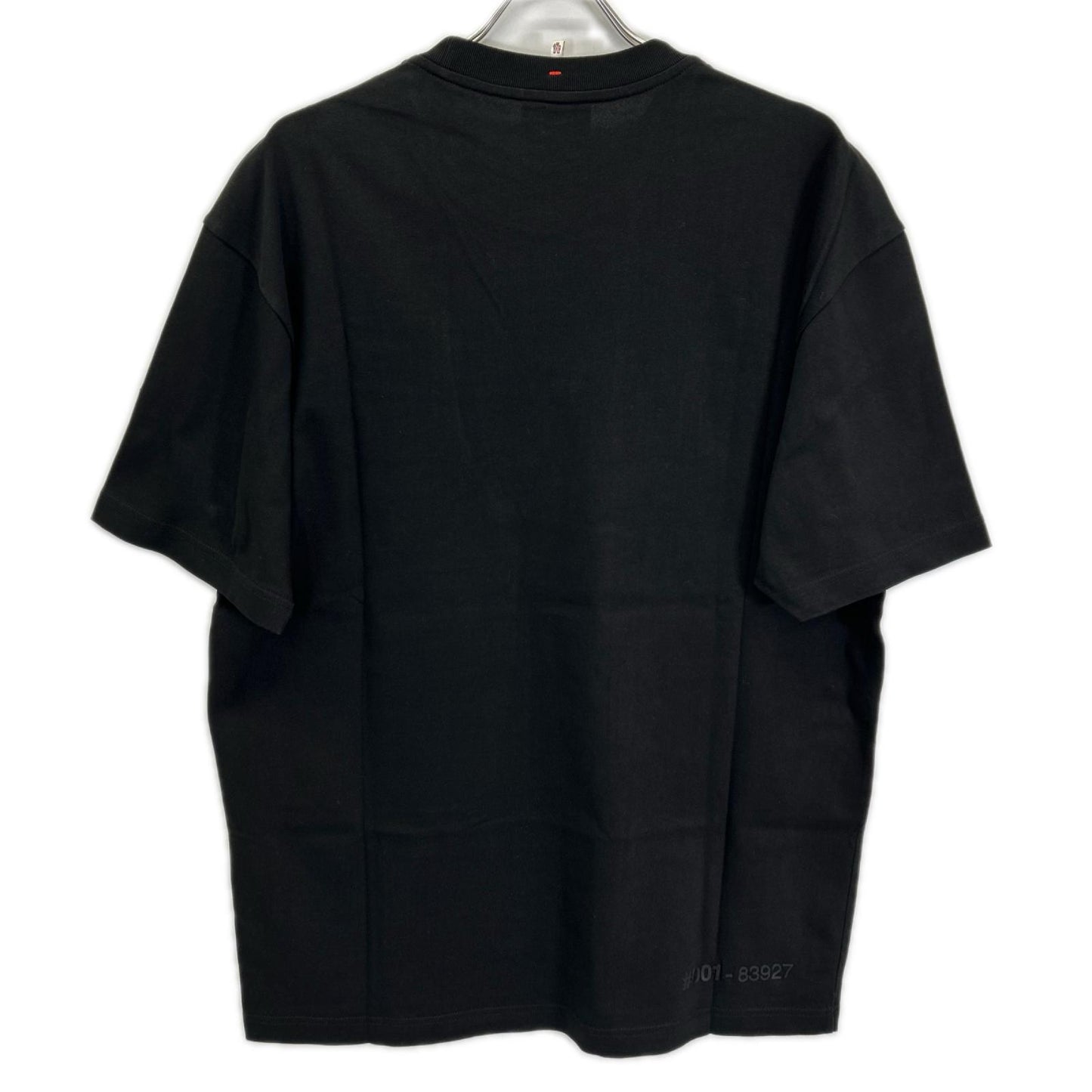 MONCLER モンクレール 22年 ブラック ラバーロゴ T-SHIRT MANICA CORTA トップス