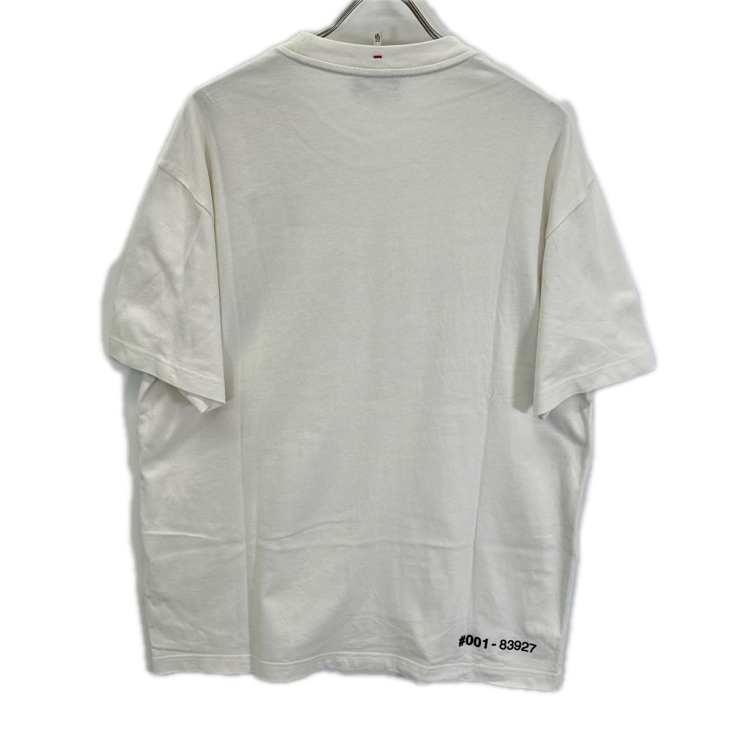 MONCLER モンクレール 22年 ホワイト ラバーロゴ T-SHIRT MANICA CORTA トップス
