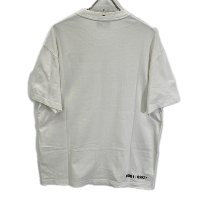 MONCLER モンクレール 22年 ホワイト ラバーロゴ T-SHIRT MANICA CORTA トップス