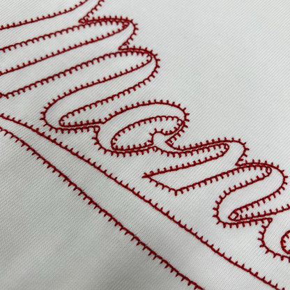 MONCLER モンクレール 22年 ホワイト 刺繍ロゴ SS TSHIRT トップス