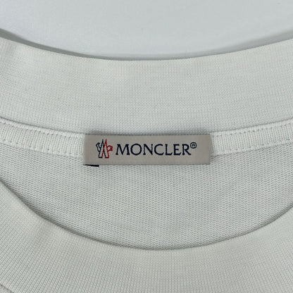 MONCLER モンクレール 22年 ホワイト 刺繍ロゴ SS TSHIRT トップス