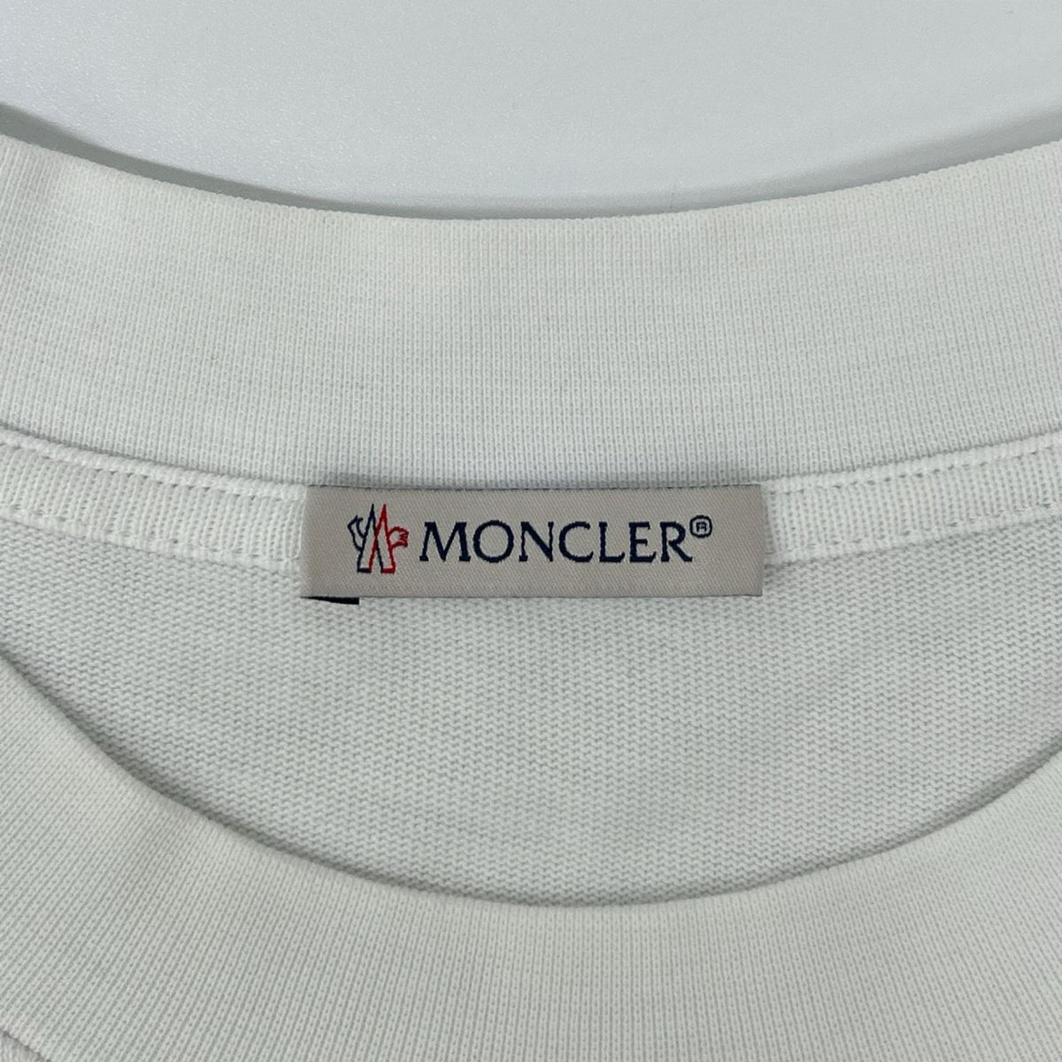 MONCLER モンクレール 22年 ホワイト 刺繍ロゴ SS TSHIRT トップス