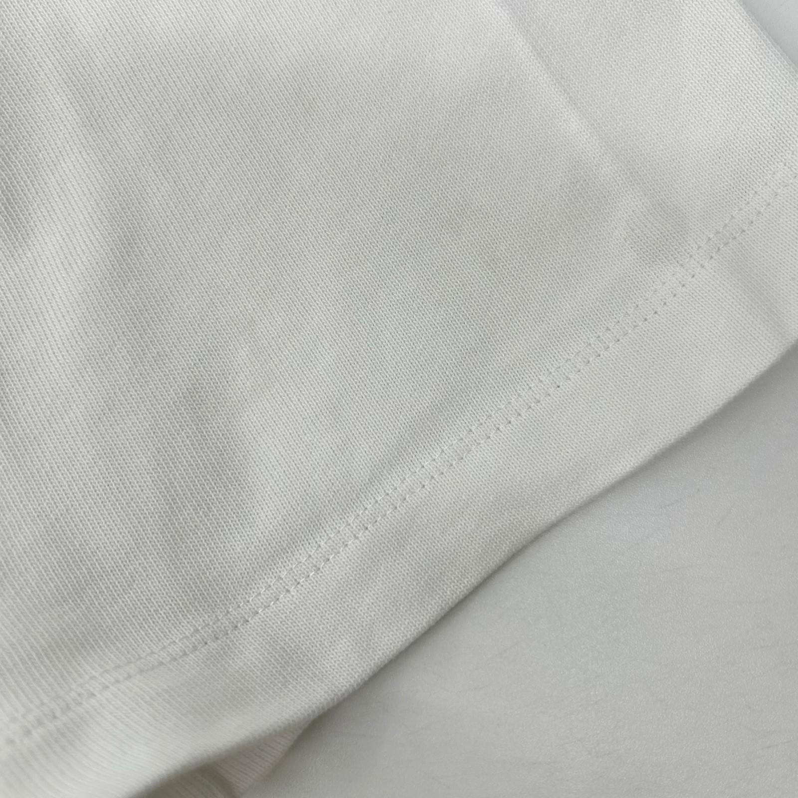 MONCLER モンクレール 22年 ホワイト 刺繍ロゴ SS TSHIRT トップス