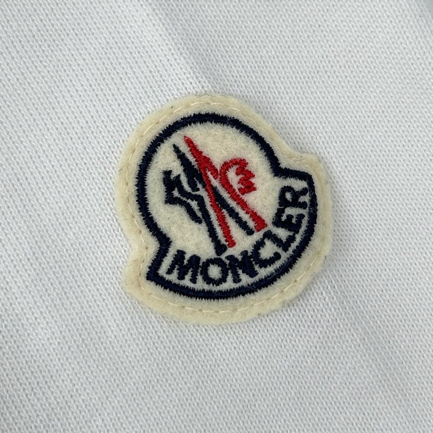 MONCLER モンクレール 22年 ホワイト 刺繍ロゴ SS TSHIRT トップス