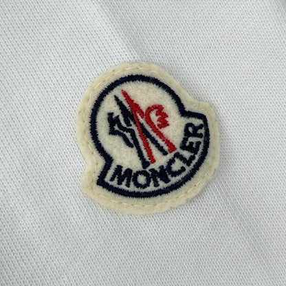 MONCLER モンクレール 22年 ホワイト 刺繍ロゴ SS TSHIRT トップス
