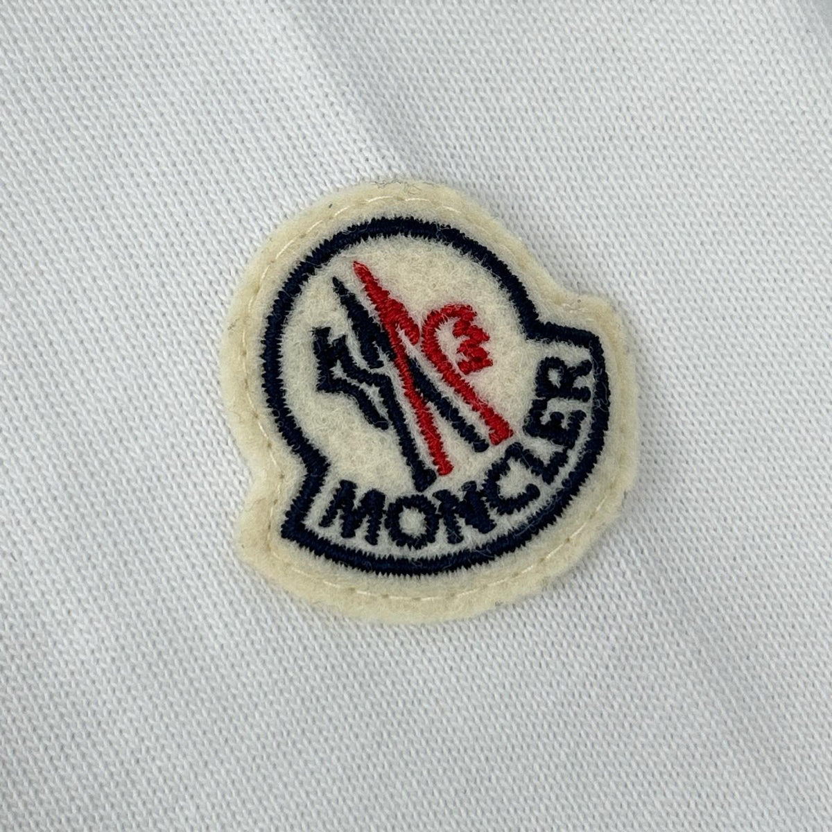 MONCLER モンクレール 22年 ホワイト 刺繍ロゴ SS TSHIRT トップス