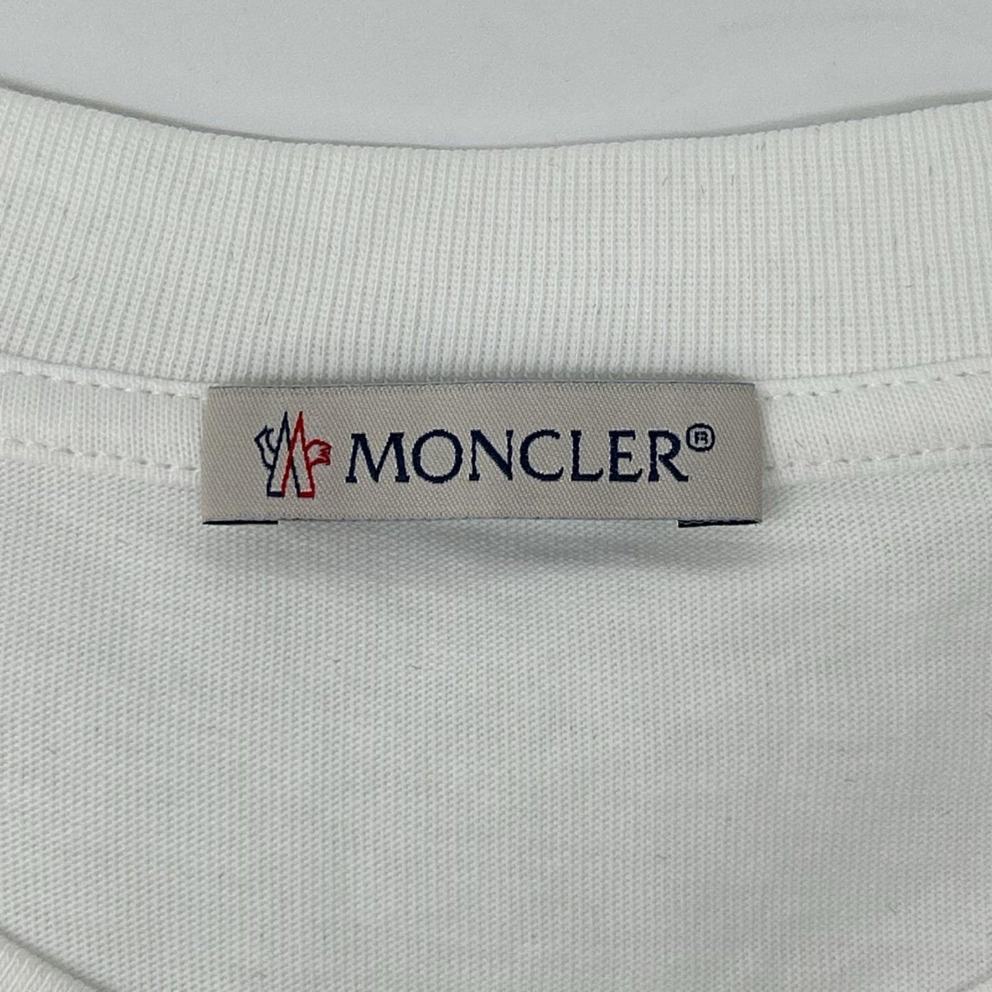 MONCLER モンクレール 22年 ホワイト ロゴプリント SS TSHIRT トップス