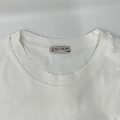 MONCLER モンクレール 22年 ホワイト ロゴプリント SS TSHIRT トップス