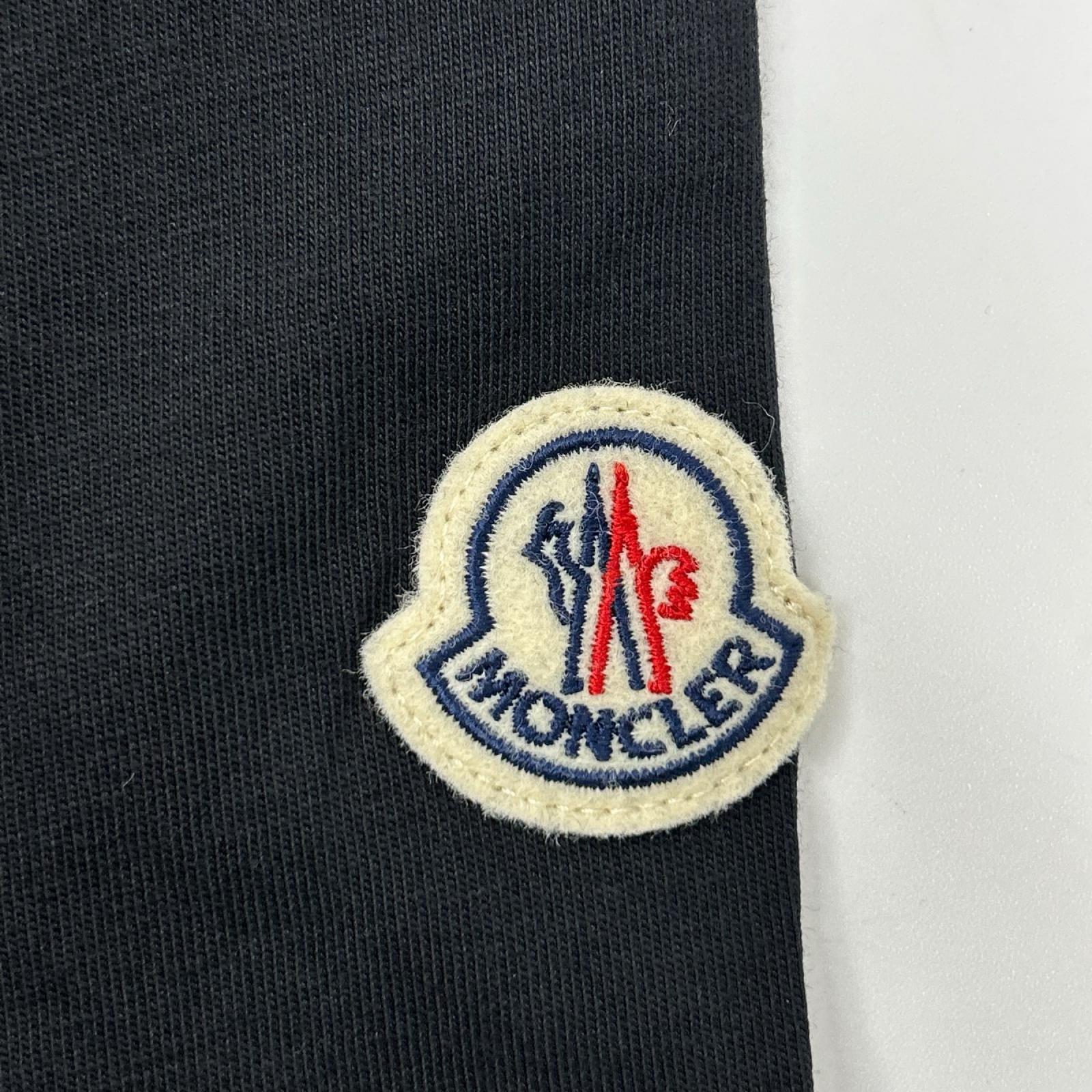 MONCLER モンクレール 22年 ブラック ロゴ SS TSHIRT トップス