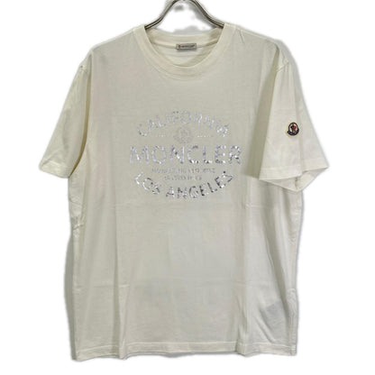 MONCLER モンクレール 23年 ホワイト ロゴ SS TSHIRT トップス