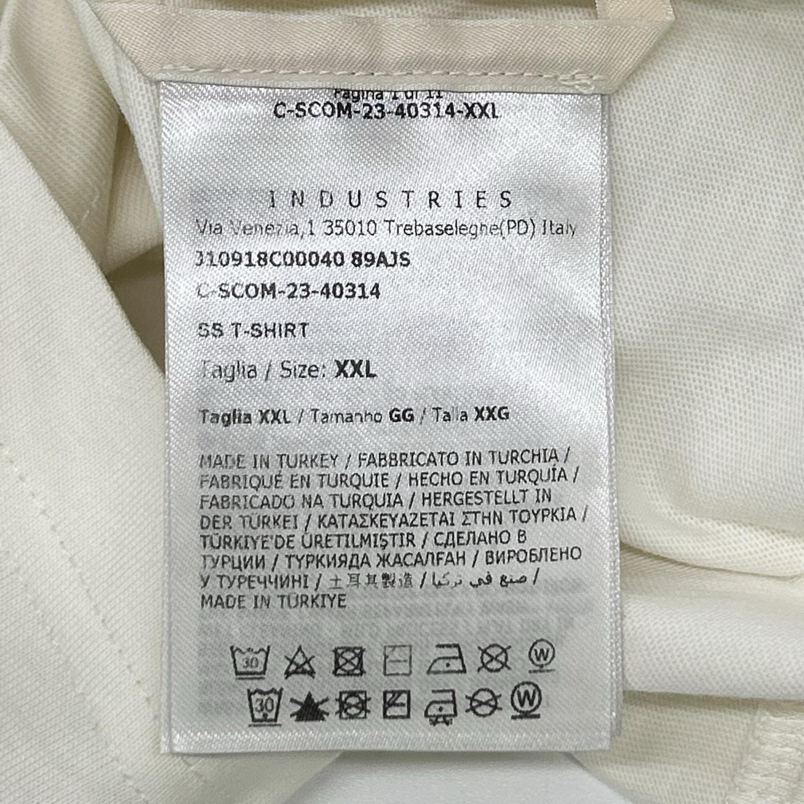 MONCLER モンクレール 23年 ホワイト ロゴ SS TSHIRT トップス