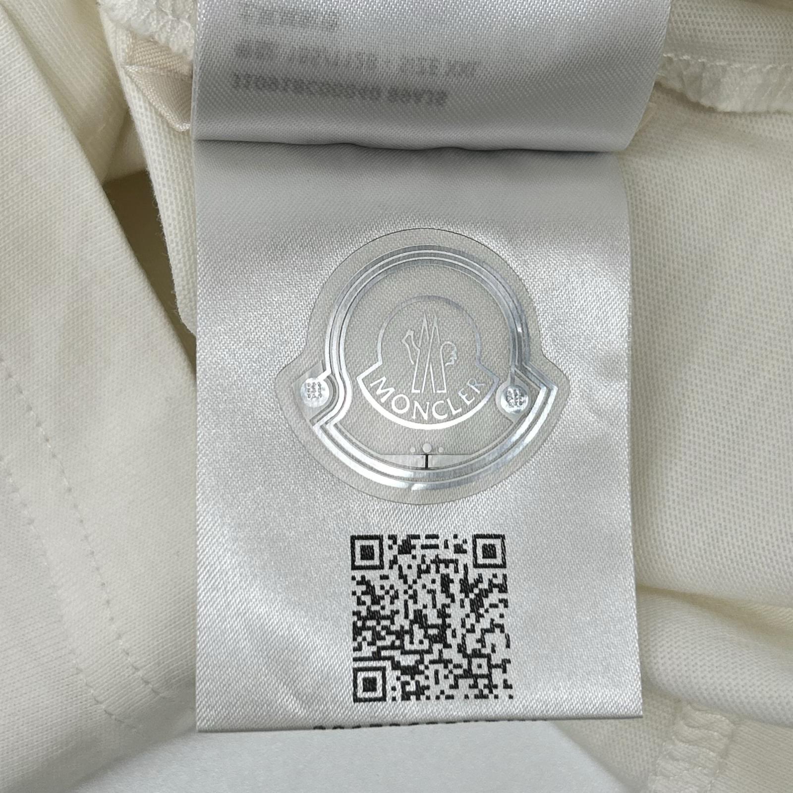MONCLER モンクレール 23年 ホワイト ロゴ SS TSHIRT トップス