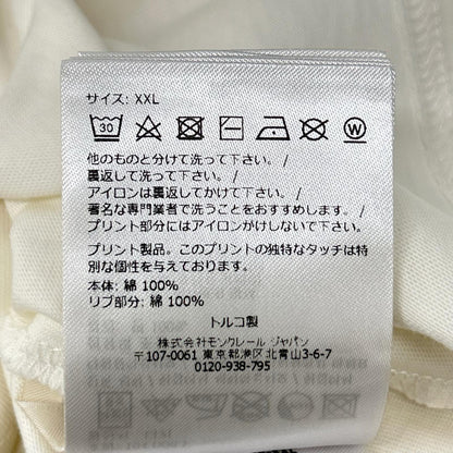 MONCLER モンクレール 23年 ホワイト ロゴ SS TSHIRT トップス