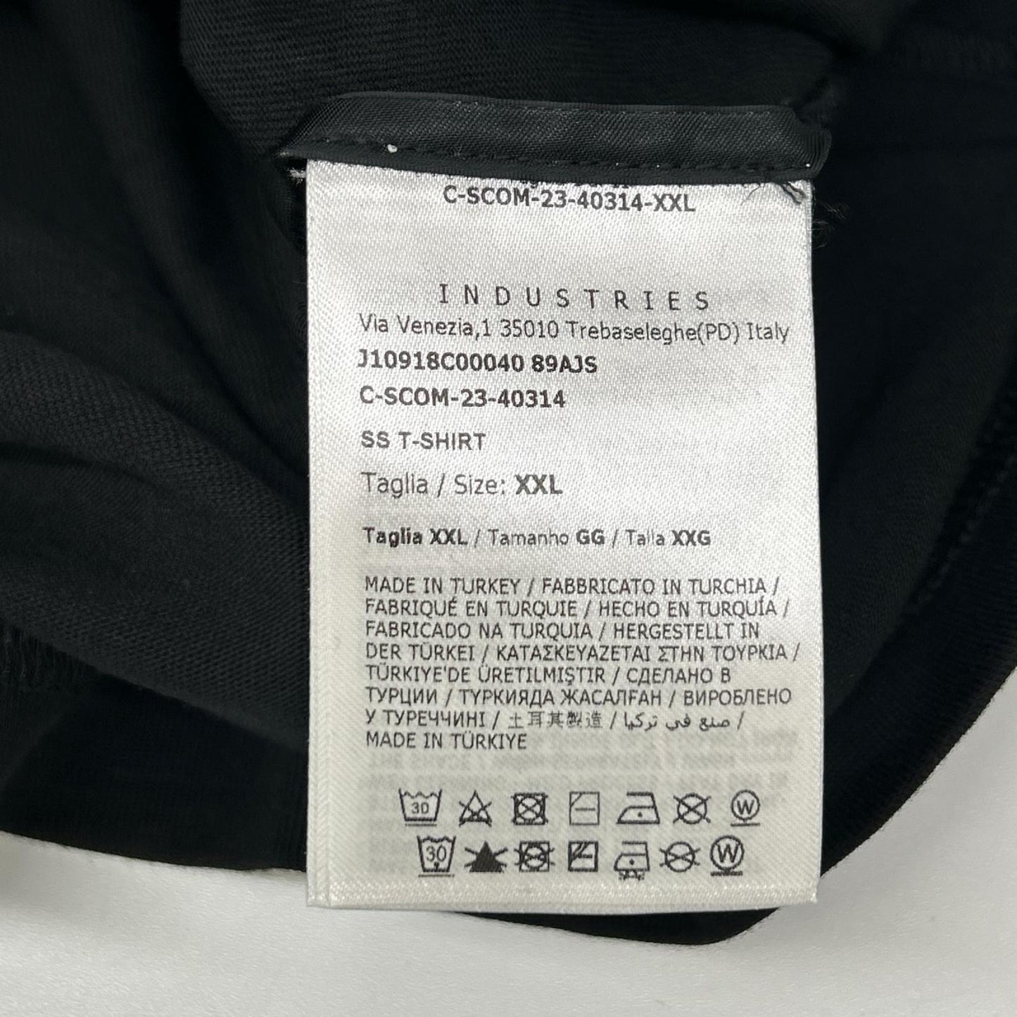 MONCLER モンクレール 23年 ブラック HAWAII ロゴ SS TSHIRT トップス