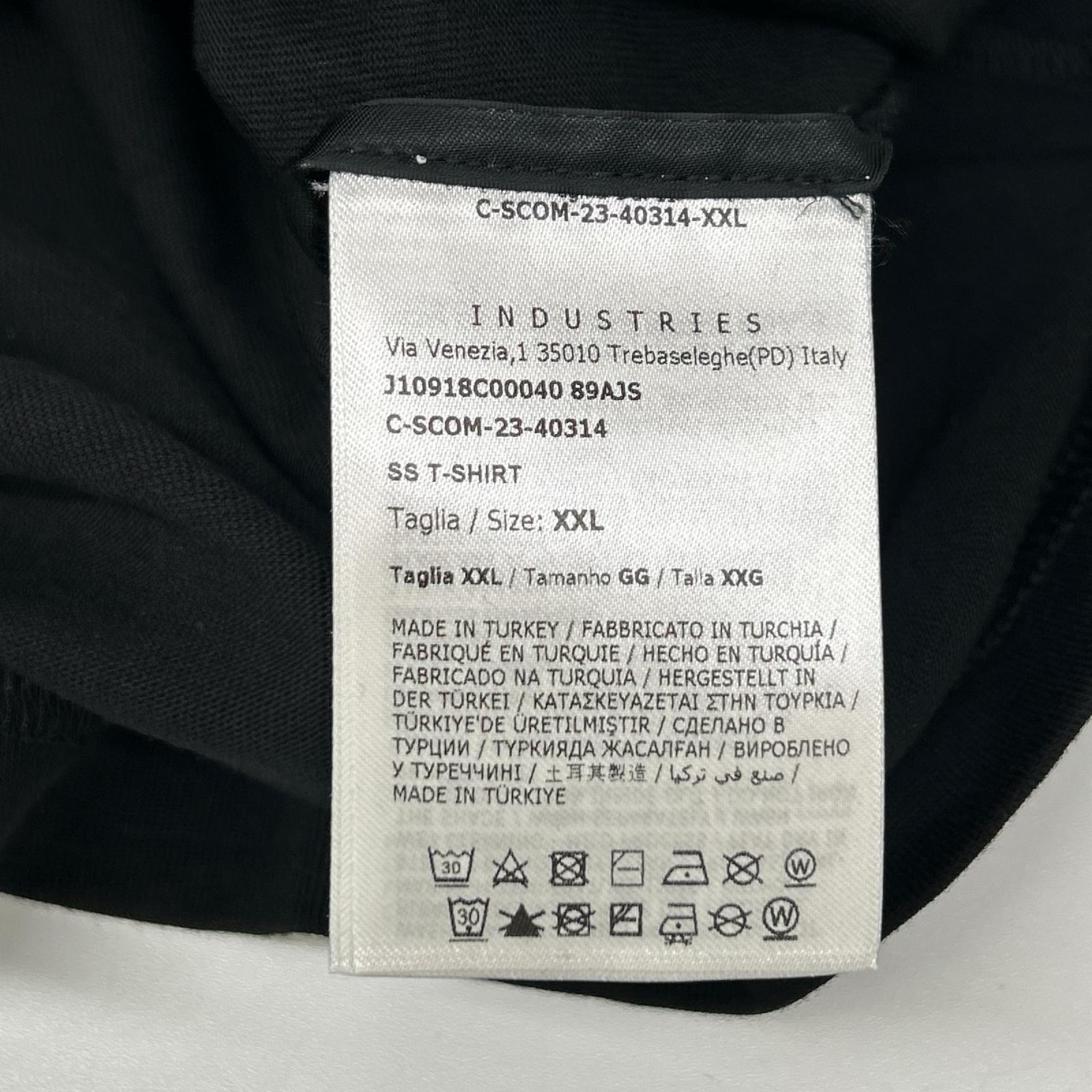 MONCLER モンクレール 23年 ブラック HAWAII ロゴ SS TSHIRT トップス