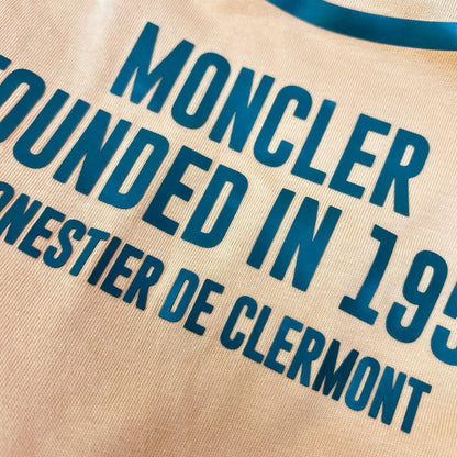 MONCLER モンクレール 21年 オレンジ ロゴ SS TSHIRT トップス