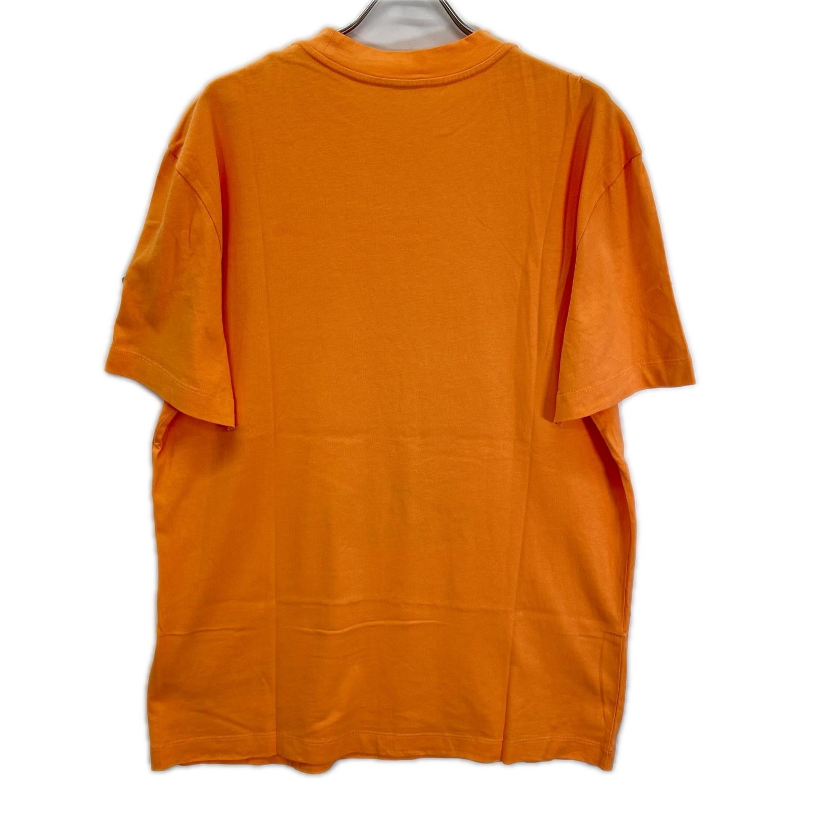 MONCLER モンクレール 21年 オレンジ ロゴ SS TSHIRT トップス