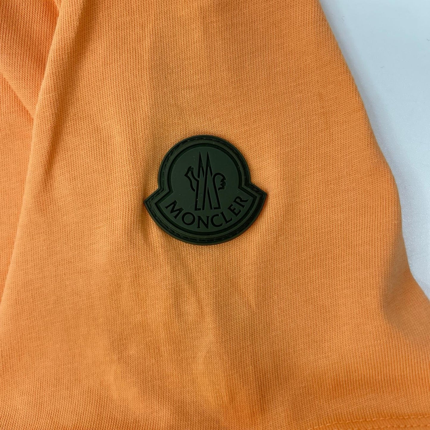 MONCLER モンクレール 21年 オレンジ ロゴ SS TSHIRT トップス