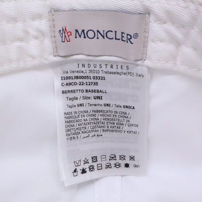 MONCLER モンクレール 【即決/国内正規】I10913B00051 03321 BERRETTO BASEBALL ロゴ刺繍 ベースボールキャップ 帽子