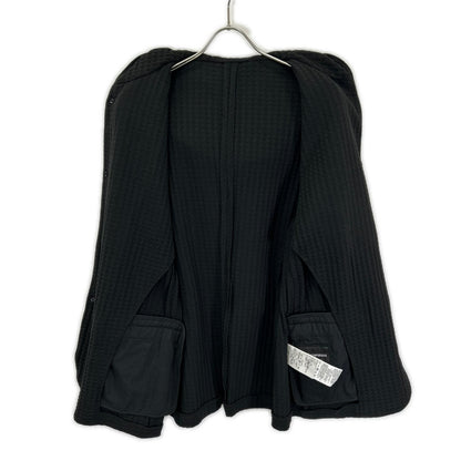 EMPORIOARMANI 3H1GN6 Black Honeycomb-Jacquard Houndstooth Jacket Jacket