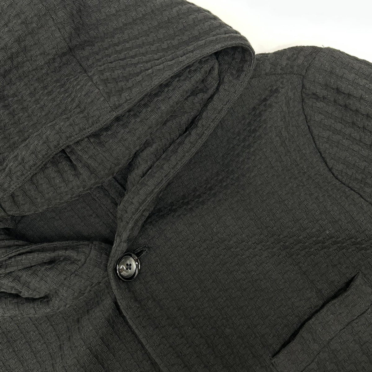 EMPORIOARMANI 3H1GN6 Black Honeycomb-Jacquard Houndstooth Jacket Jacket