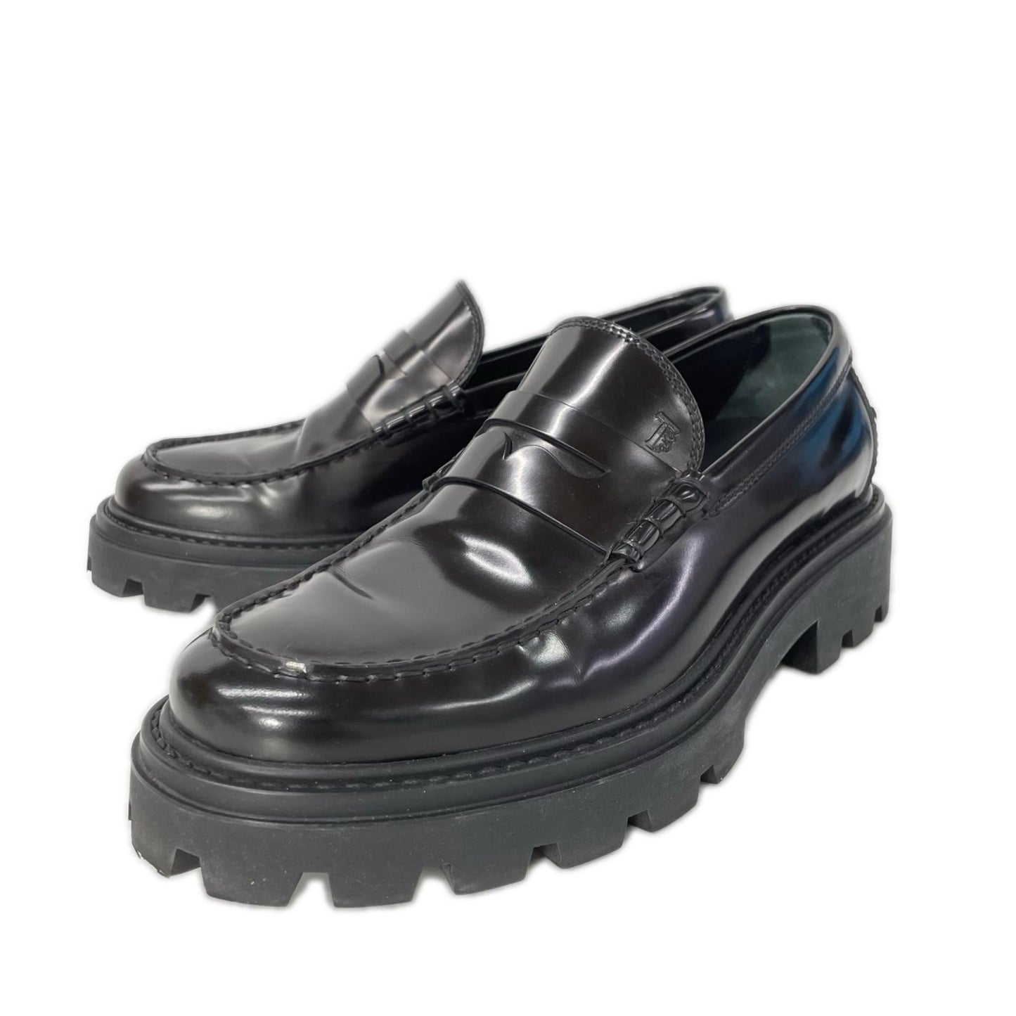 TOD'S トッズ レザー コインローファー シューズ