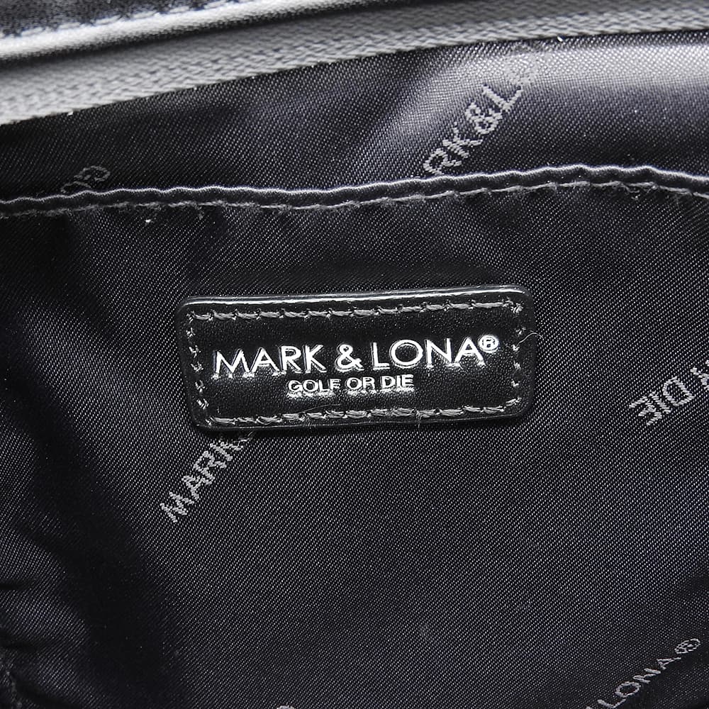 MARK&LONA マークアンドロナ 美品 Indy Cart Bag ハンドバッグ レディース レッド×ブラック MLS-5A-SB02 ハンドバッグ