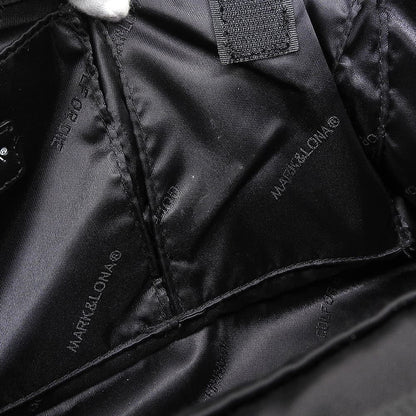 MARK&LONA マークアンドロナ 美品 Indy Cart Bag ハンドバッグ レディース レッド×ブラック MLS-5A-SB02 ハンドバッグ