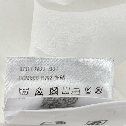 PRADA プラダ 22年 UCM608 ホワイト ストレッチ ポプリンシャツ トップス
