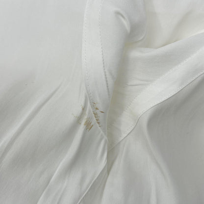 PRADA 2018 UCM669 White Cotton Long-Sleeve Shirt Top