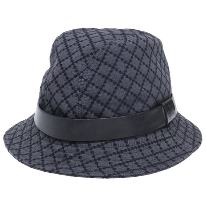 GUCCI グッチ キャンバス/レザー フィッシャーマン バケットハット 帽子