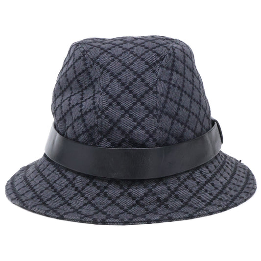 GUCCI グッチ Canvas/Leather Fisherman Bucket Hat