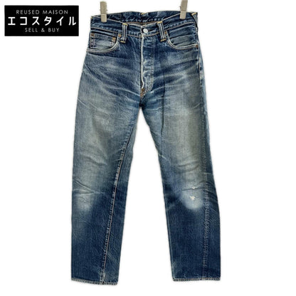 EVISU エヴィス ブルー ボタンフライ デニムパンツ ボトムス