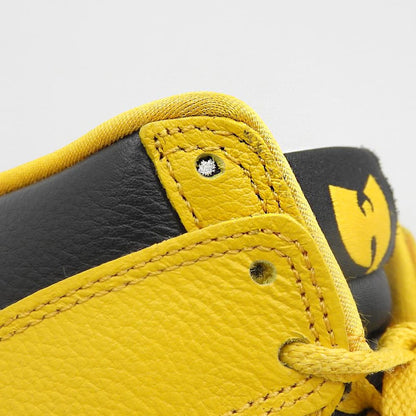 NIKE ナイキ 美品 ダンク HI レトロ PRM スニーカー シューズ メンズ イエロー/ブラック 26.5cm HJ4320-001 シューズ