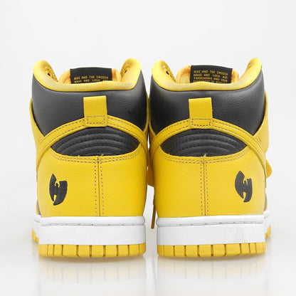 NIKE ナイキ 美品 ダンク HI レトロ PRM スニーカー シューズ メンズ イエロー/ブラック 26.5cm HJ4320-001 シューズ