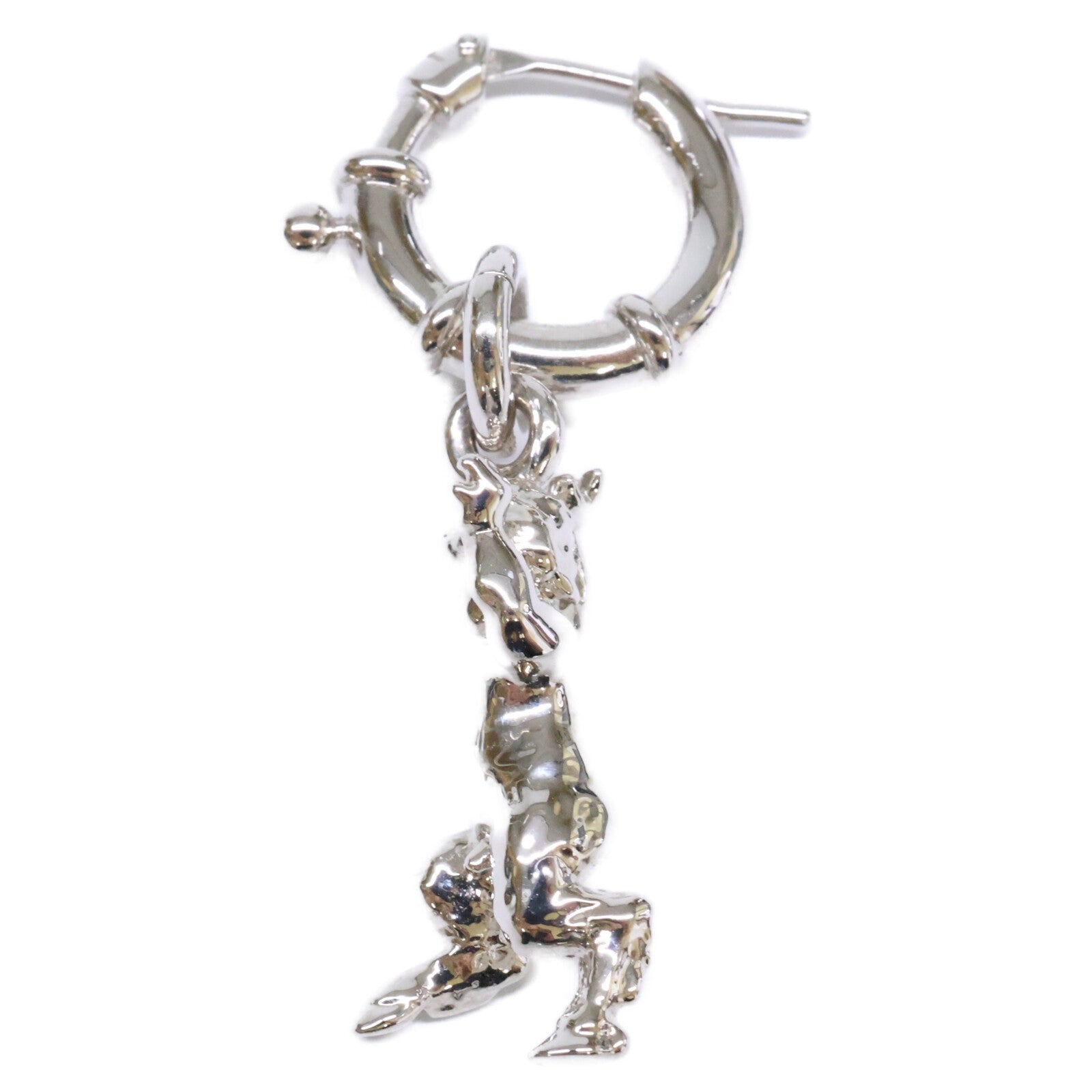 VivienneWestwood ヴィヴィアンウエストウッド 【美品】サティア 片耳 シングル ドロップ フープ ピアス
