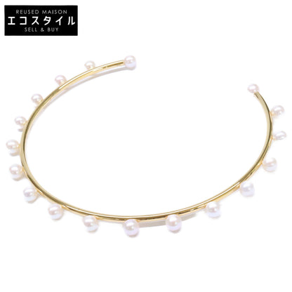 bijou de m ビジュードエム 美品 Pearl Choker K18コーティング925 淡水パール チョーカー