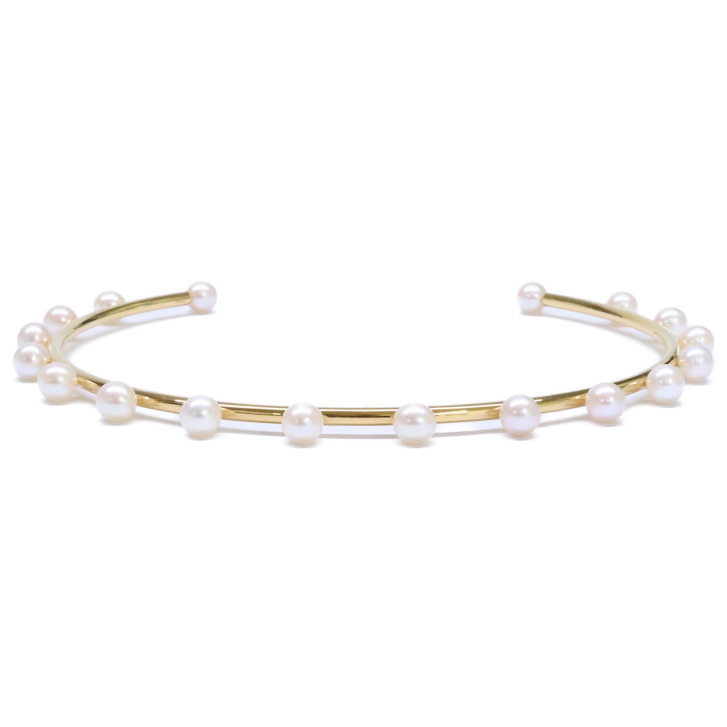 bijou de m ビジュードエム 美品 Pearl Choker K18コーティング925 淡水パール チョーカー