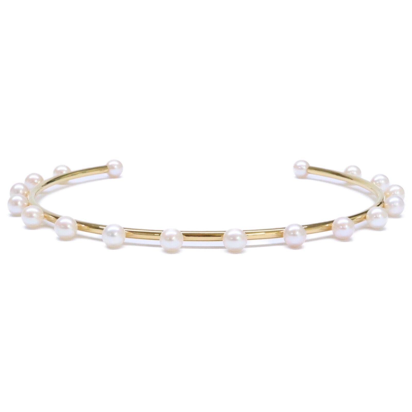 bijou de m ビジュードエム 美品 Pearl Choker K18コーティング925 淡水パール チョーカー