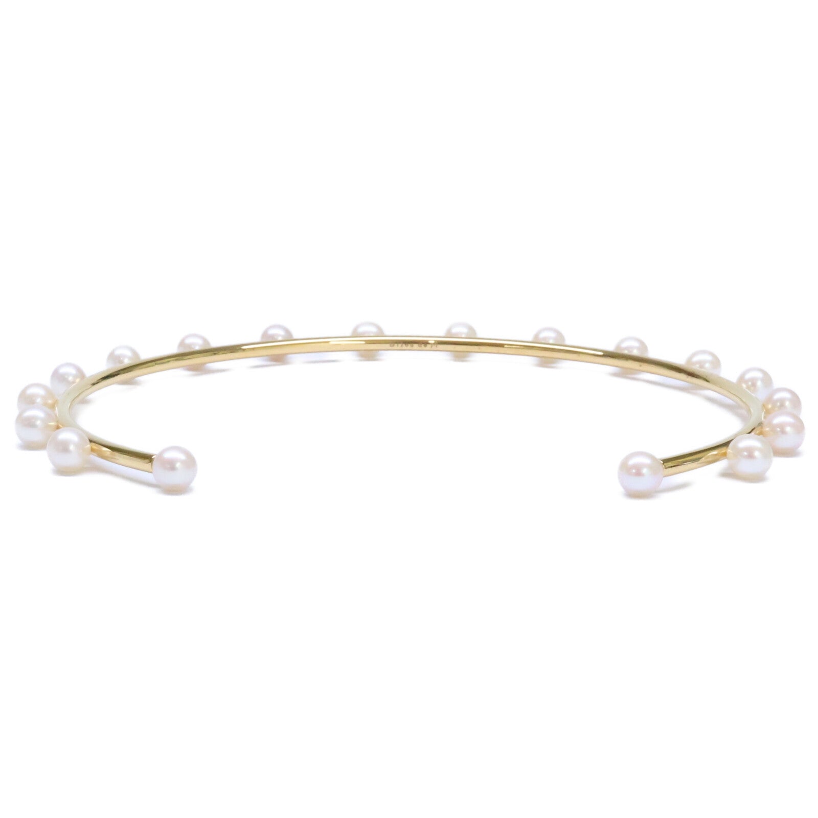 bijou de m ビジュードエム 美品 Pearl Choker K18コーティング925 淡水パール チョーカー
