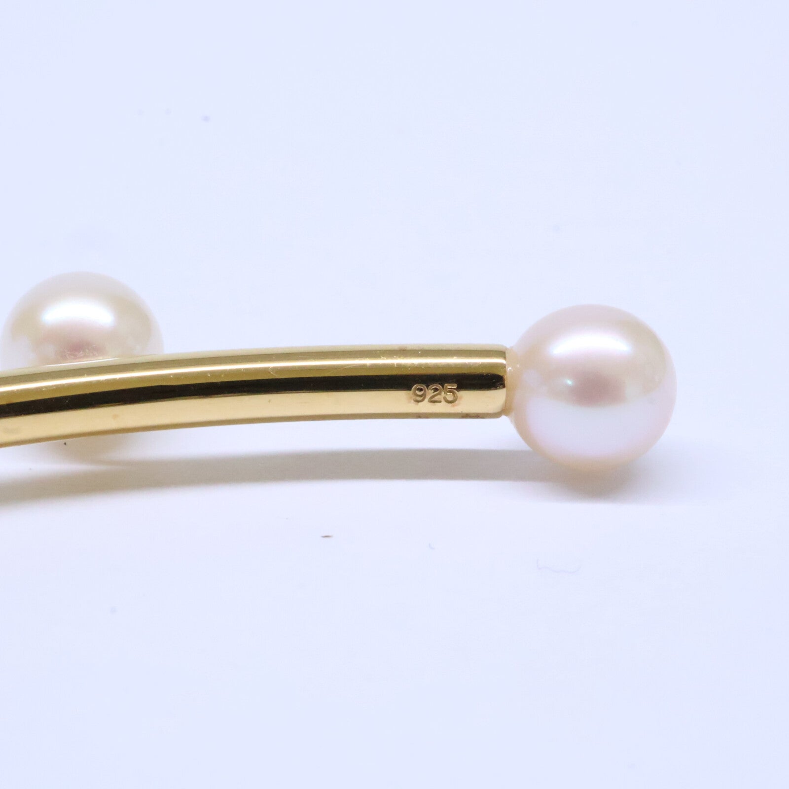 bijou de m ビジュードエム 美品 Pearl Choker K18コーティング925 淡水パール チョーカー